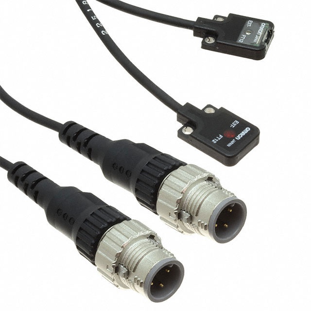 E3T-FT12-M1TJ 0.3M Omron Automation and Safety  Capteurs optiques - Photoélectriques industriels